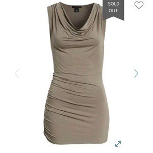Halogen Cowl Neck Shell Sleeveless Tank Sz M